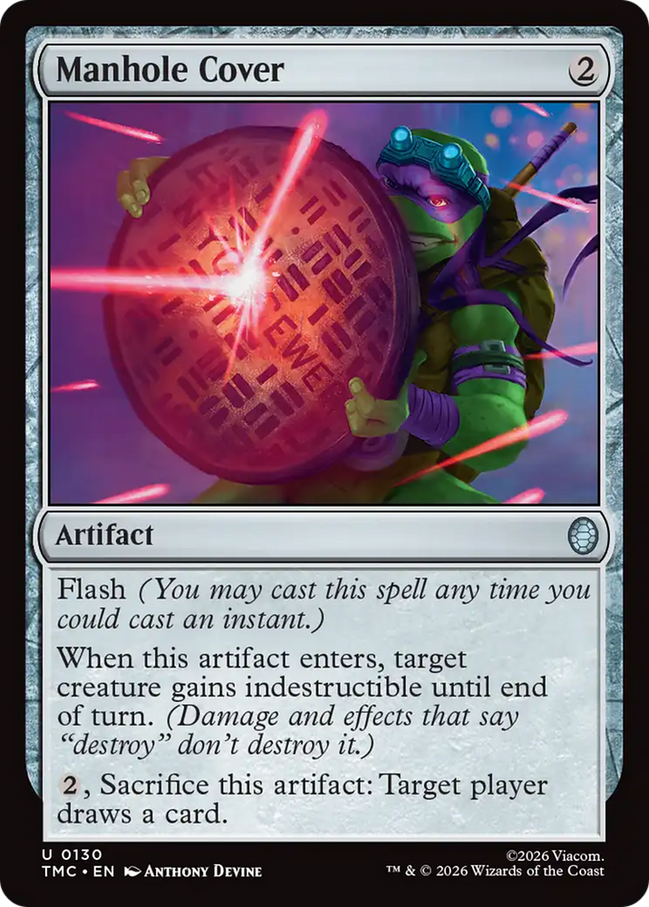 Manhole Cover [Teenage Mutant Ninja Turtles Commander] Magic: The Gathering
