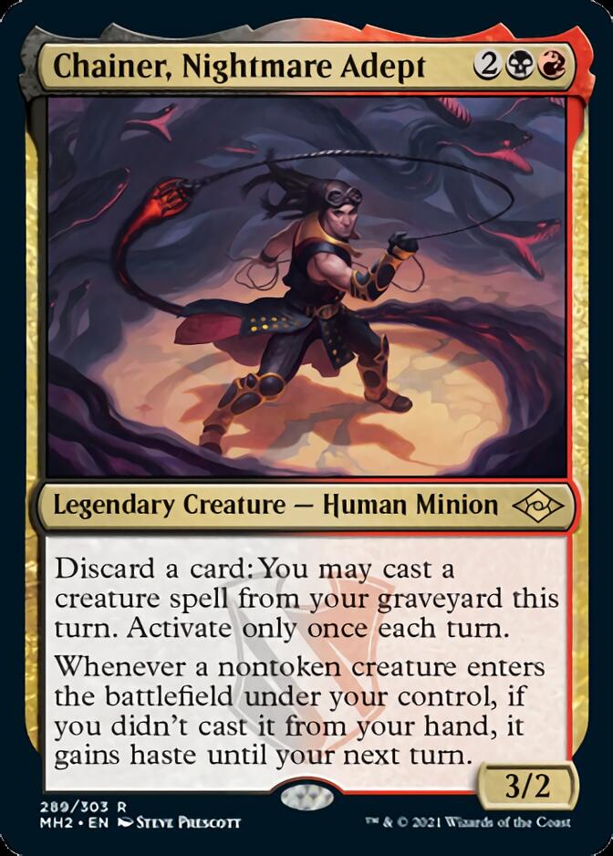 Chainer, Nightmare Adept [Modern Horizons 2] Magic: The Gathering