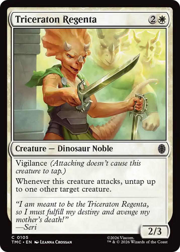 Triceraton Regenta [Teenage Mutant Ninja Turtles Commander] Magic: The Gathering