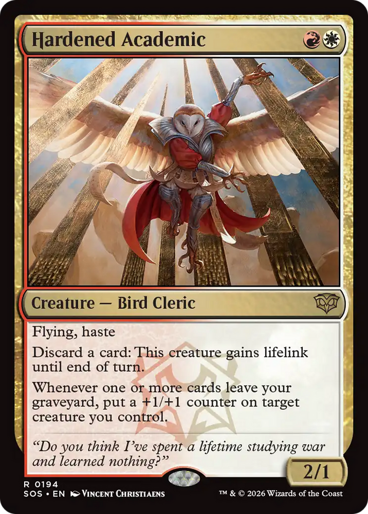 Hardened Academic [Secrets of Strixhaven] Magic: The Gathering
