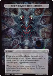 You Will Know True Suffering (Full Art) [Duskmourn: Archenemy] Magic: The Gathering