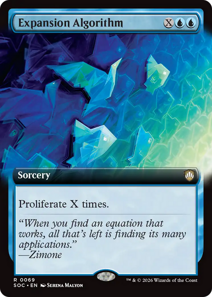 Expansion Algorithm (Extended Art) [Secrets of Strixhaven Commander] Magic: The Gathering