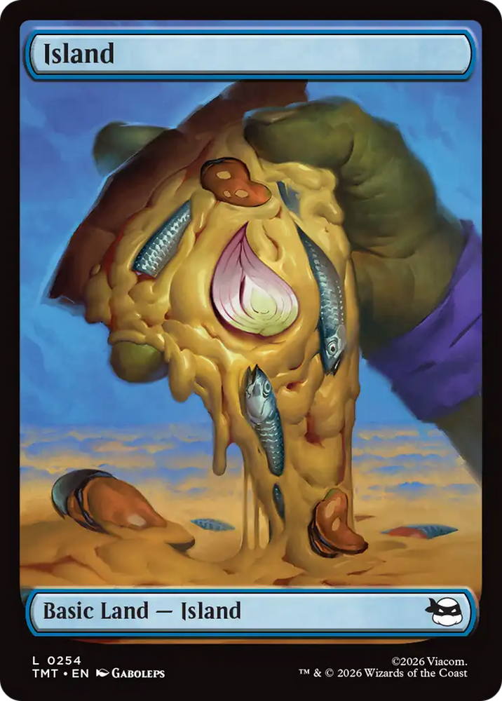 Island (0254) [Teenage Mutant Ninja Turtles] Magic: The Gathering