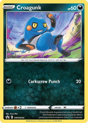 Croagunk (SWSH245) [Sword & Shield: Black Star Promos] Pokémon