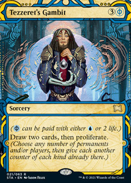 Tezzeret's Gambit (Foil Etched) [Strixhaven: Mystical Archive] Magic: The Gathering