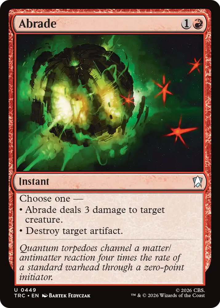 Abrade [Star Trek Commander] Magic: The Gathering