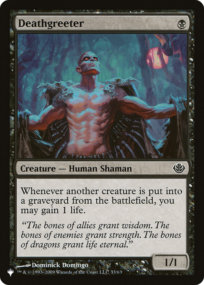 Deathgreeter [The List] Magic: The Gathering