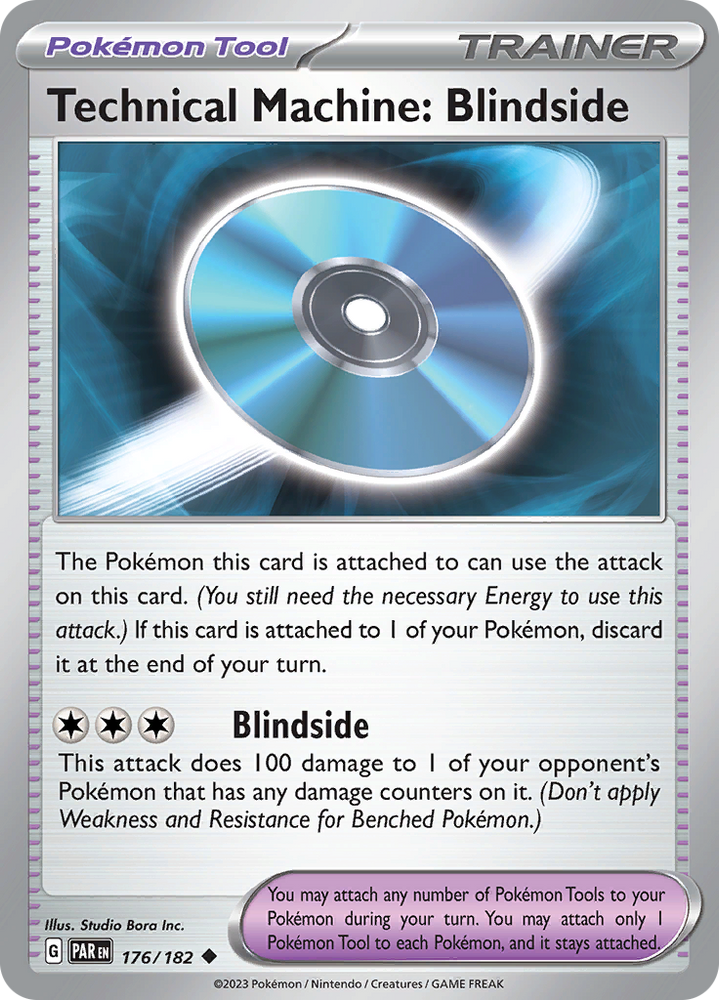 Technical Machine: Blindside (176/182) [Scarlet & Violet: Paradox Rift] Pokémon