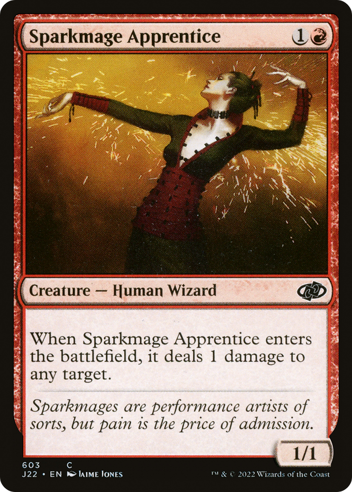 Sparkmage Apprentice [Jumpstart 2022] Magic: The Gathering