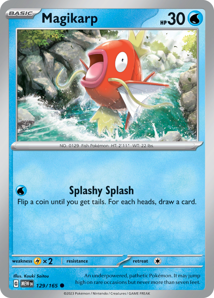 Magikarp (129/165) [Scarlet & Violet 151] Pokémon