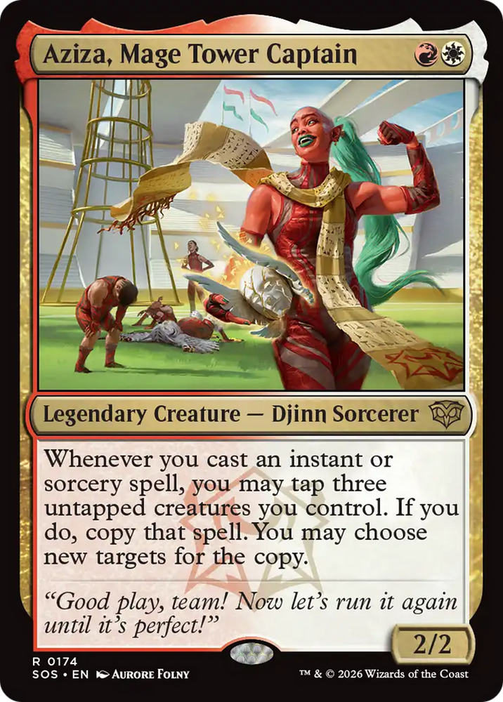 Aziza, Mage Tower Captain [Secrets of Strixhaven] Magic: The Gathering