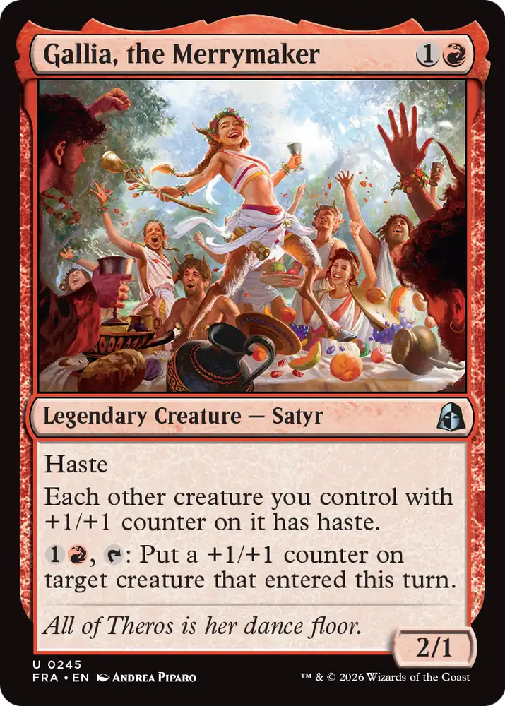 Gallia, the Merrymaker [Reality Fracture] Magic: The Gathering