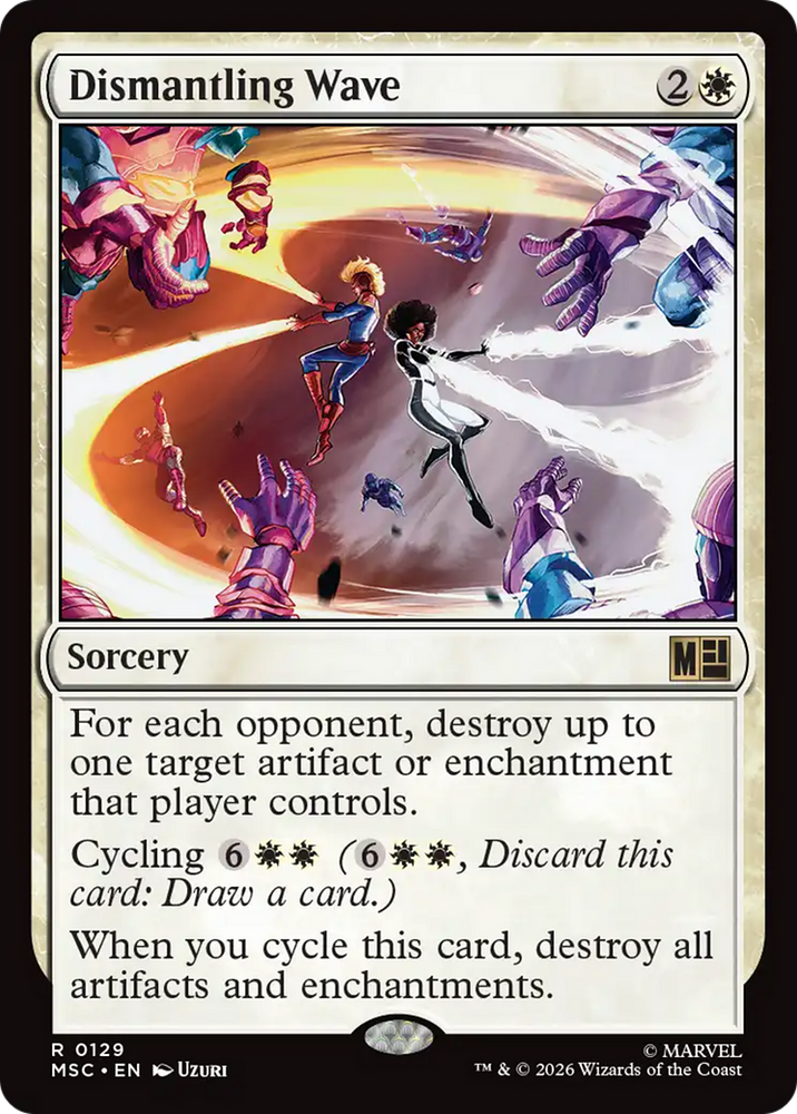 Dismantling Wave [Marvel Super Heroes Commander] Magic: The Gathering
