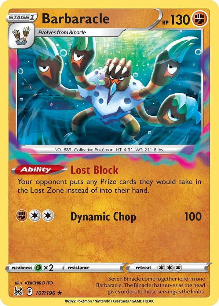 Barbaracle (107/196) [Sword & Shield: Lost Origin] Pokémon