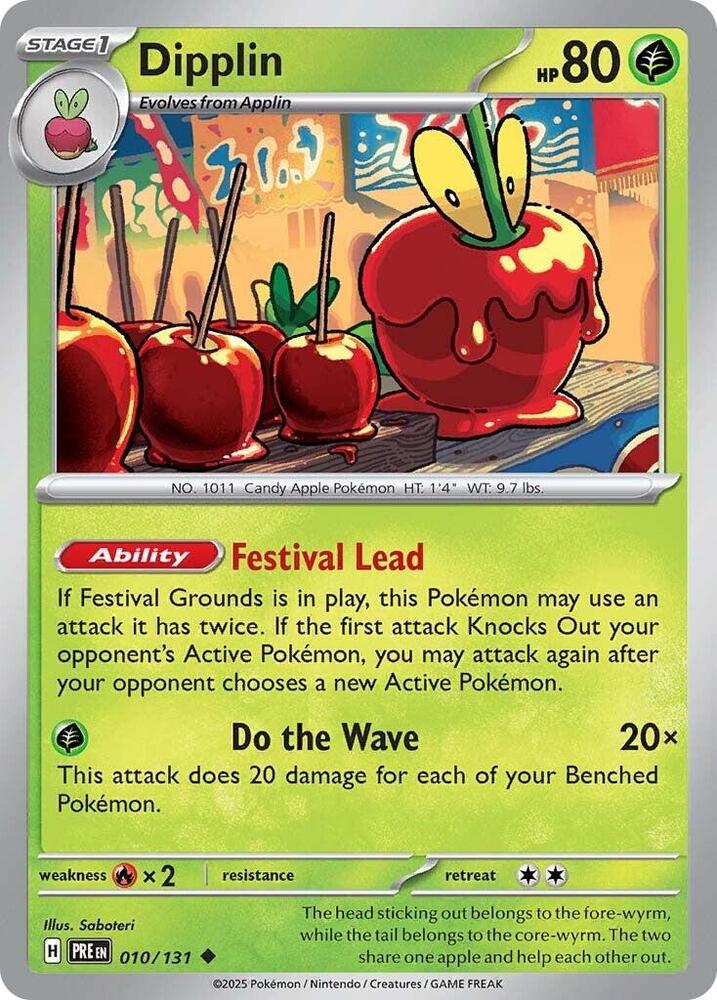 Dipplin (010/131) [Scarlet & Violet: Prismatic Evolutions] Pokémon