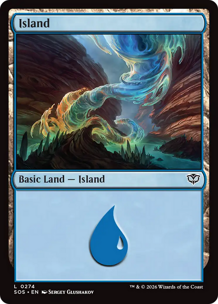 Island (0274) [Secrets of Strixhaven] Magic: The Gathering