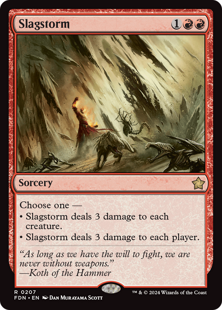Slagstorm [Foundations] Magic: The Gathering