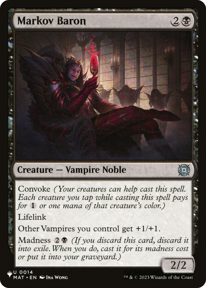 Markov Baron [The List] Magic: The Gathering