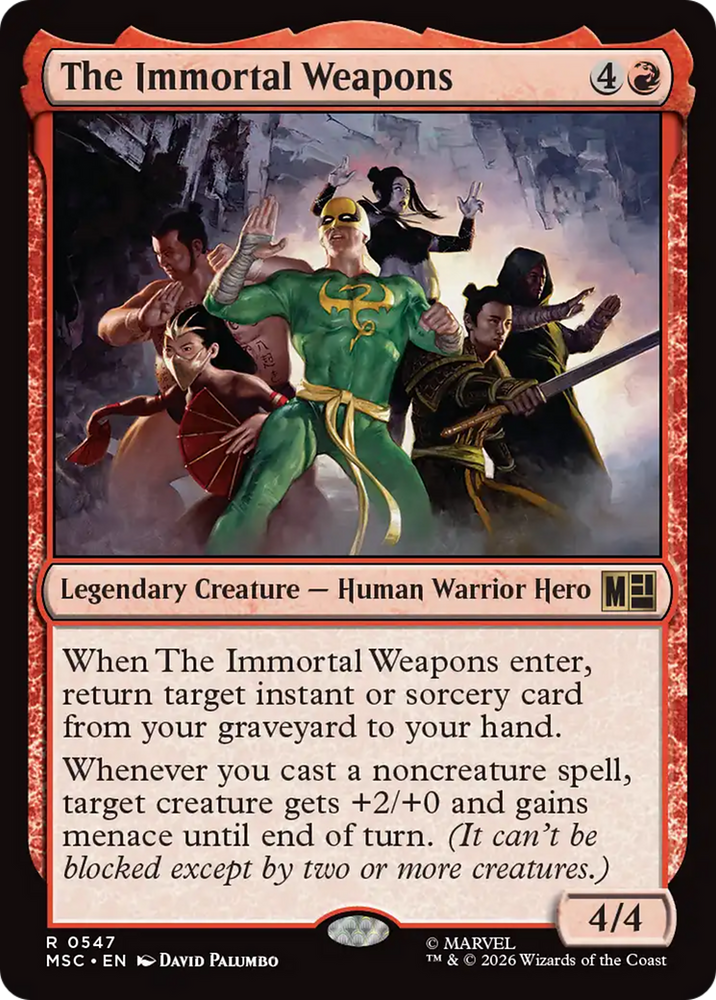 The Immortal Weapons [Marvel Super Heroes Commander] Magic: The Gathering