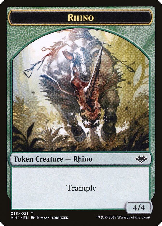 Rhino Token [Modern Horizons Tokens] Magic: The Gathering