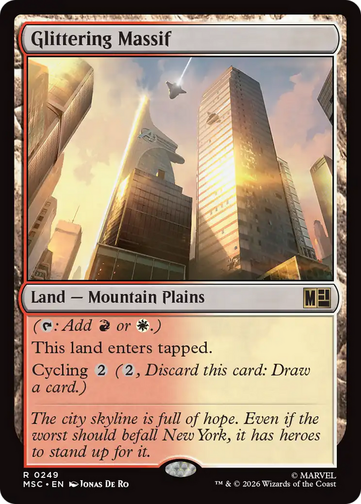 Glittering Massif [Marvel Super Heroes Commander] Magic: The Gathering
