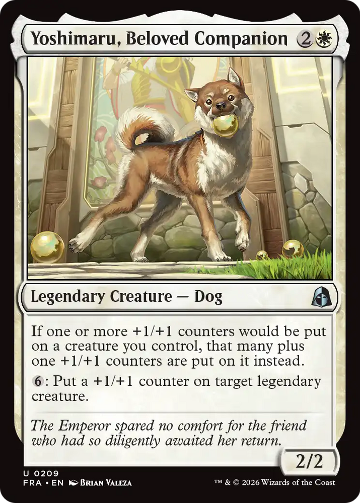 Yoshimaru, Beloved Companion [Reality Fracture] Magic: The Gathering