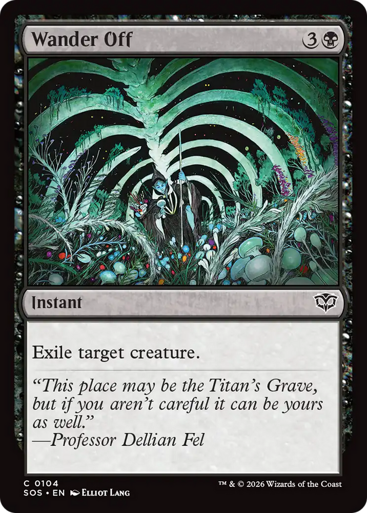 Wander Off [Secrets of Strixhaven] Magic: The Gathering