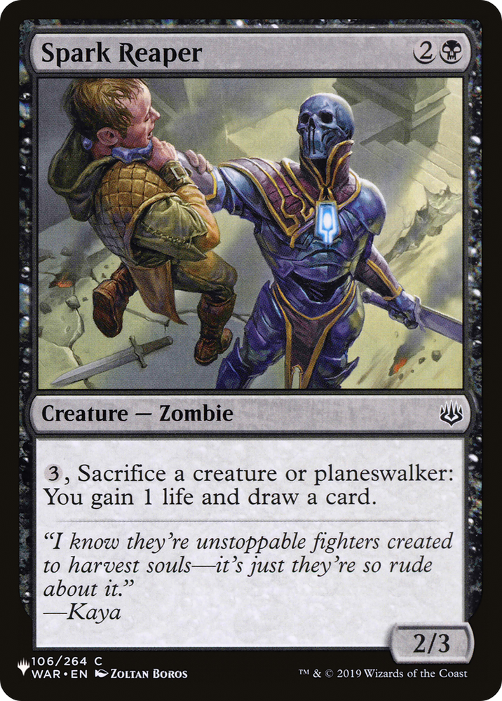 Spark Reaper [The List] Magic: The Gathering