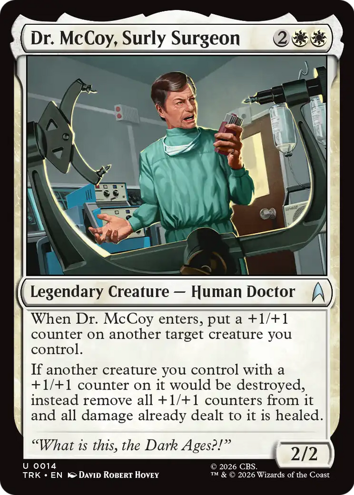 Dr. McCoy, Surly Surgeon [Star Trek] Magic: The Gathering
