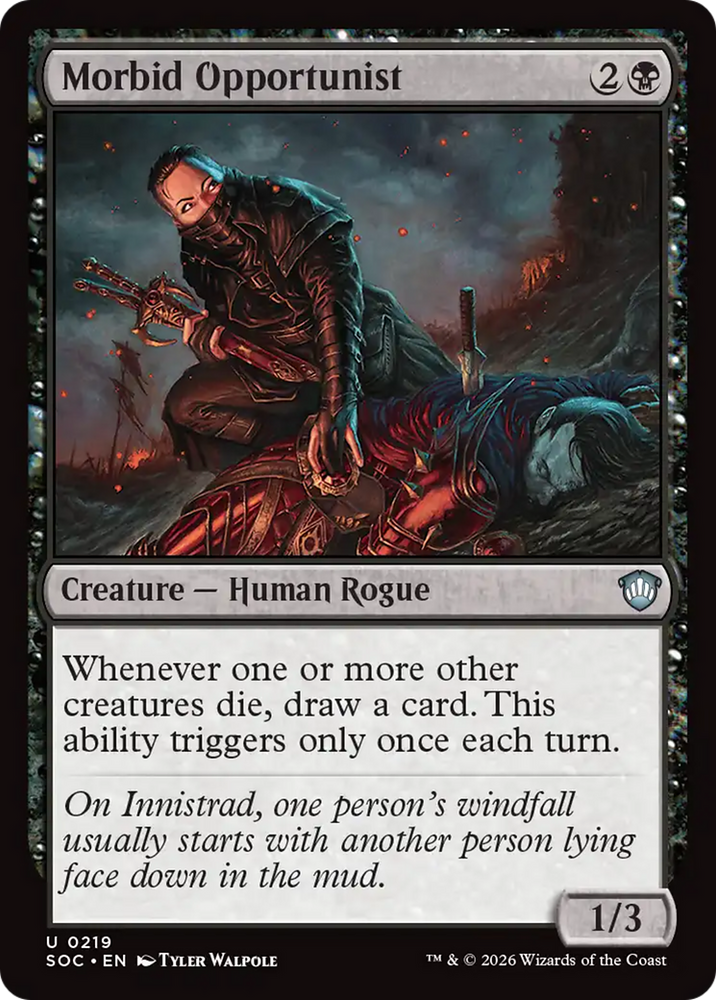 Morbid Opportunist [Secrets of Strixhaven Commander] Magic: The Gathering