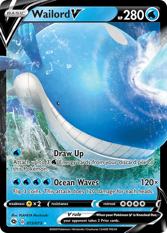 Wailord V (013/073) [Sword & Shield: Champion's Path] Pokémon