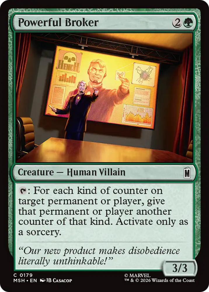 Powerful Broker [Marvel Super Heroes] Magic: The Gathering