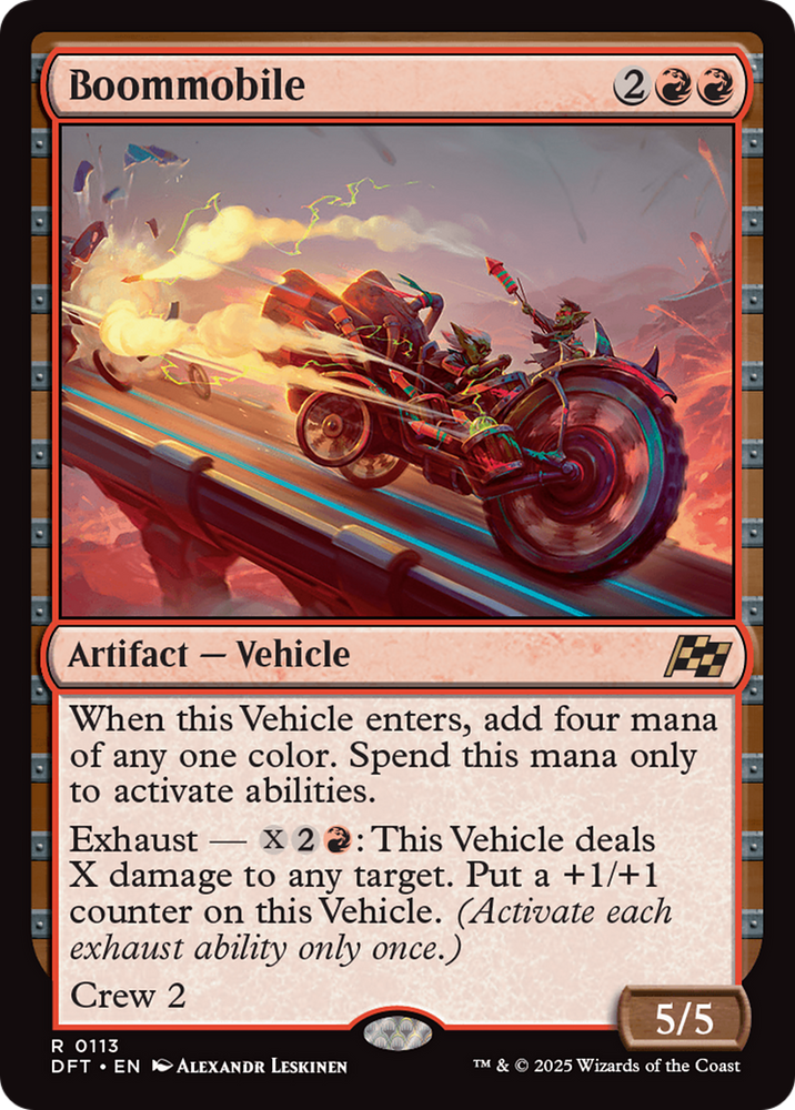 Boommobile [Aetherdrift] Magic: The Gathering