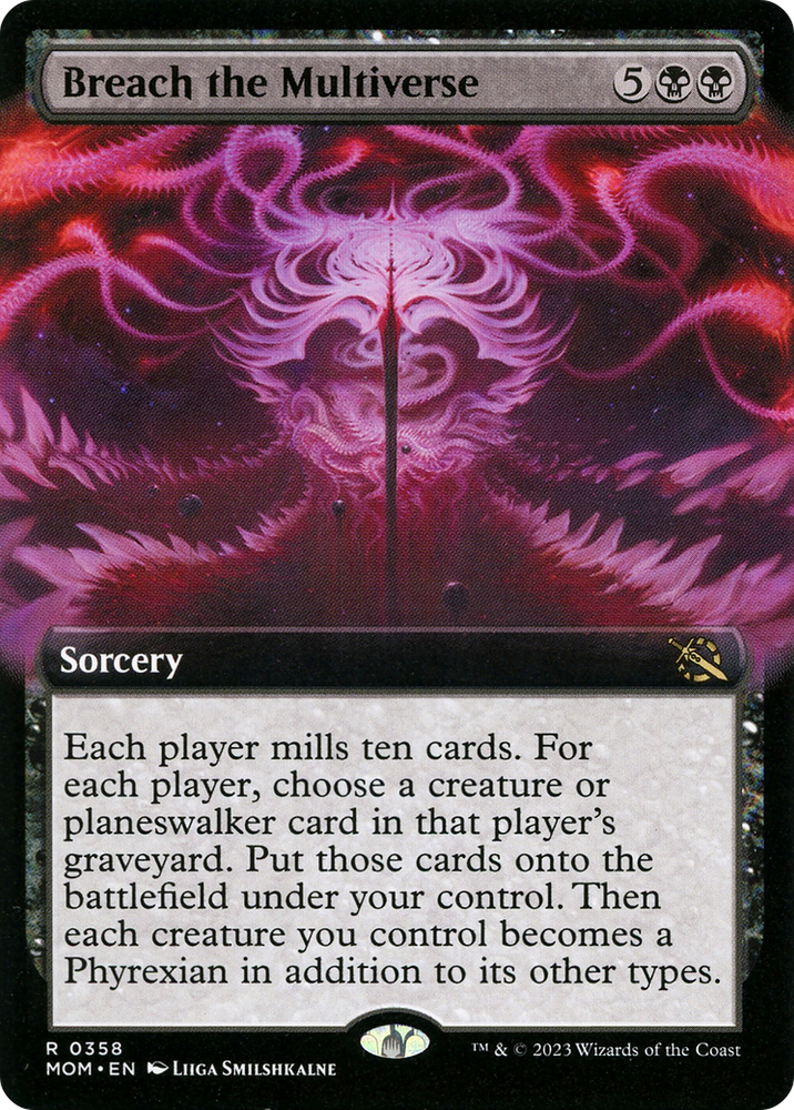 Breach the Multiverse (Extended Art) [March of the Machine] Magic: The Gathering