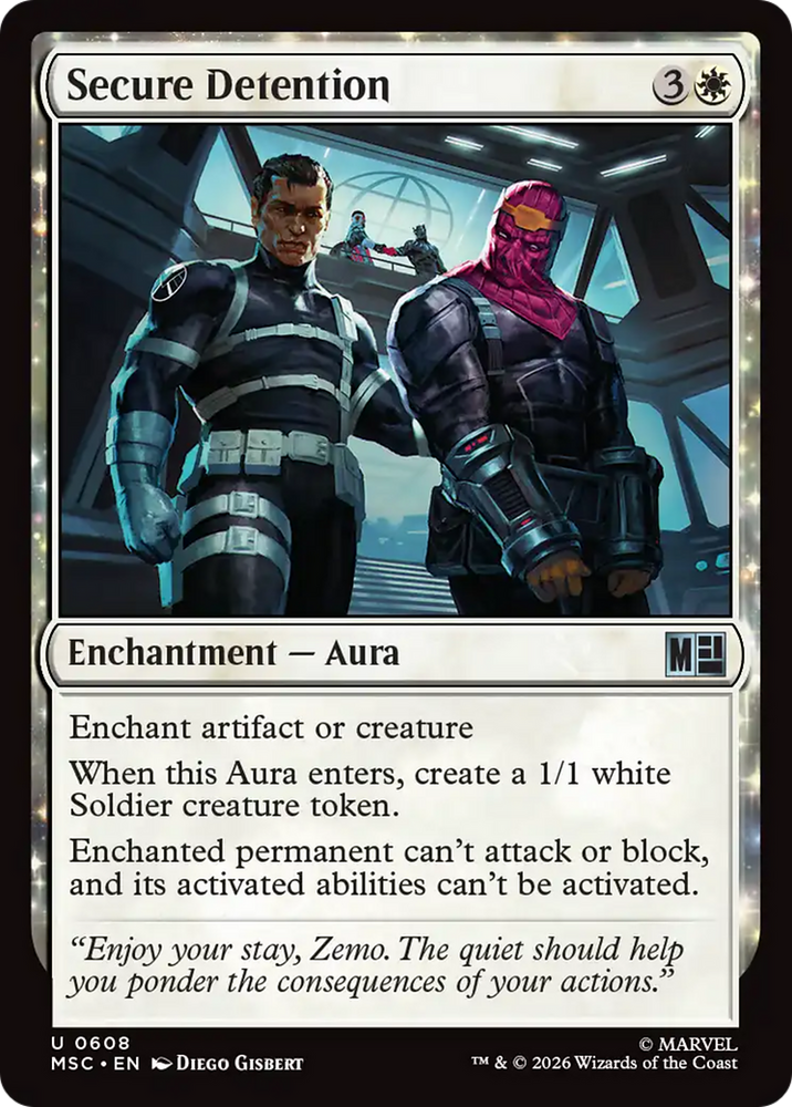 Secure Detention [Marvel Super Heroes Commander] Magic: The Gathering
