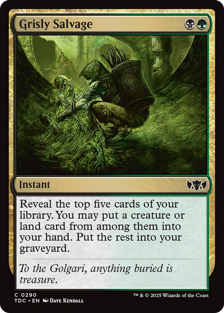 Grisly Salvage [Tarkir: Dragonstorm Commander] Magic: The Gathering