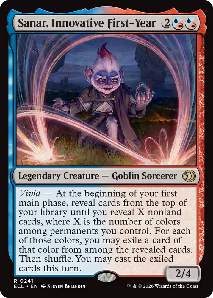 Sanar, Innovative First-Year [Lorwyn Eclipsed] Magic: The Gathering