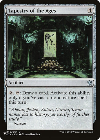 Tapestry of the Ages [The List] Magic: The Gathering