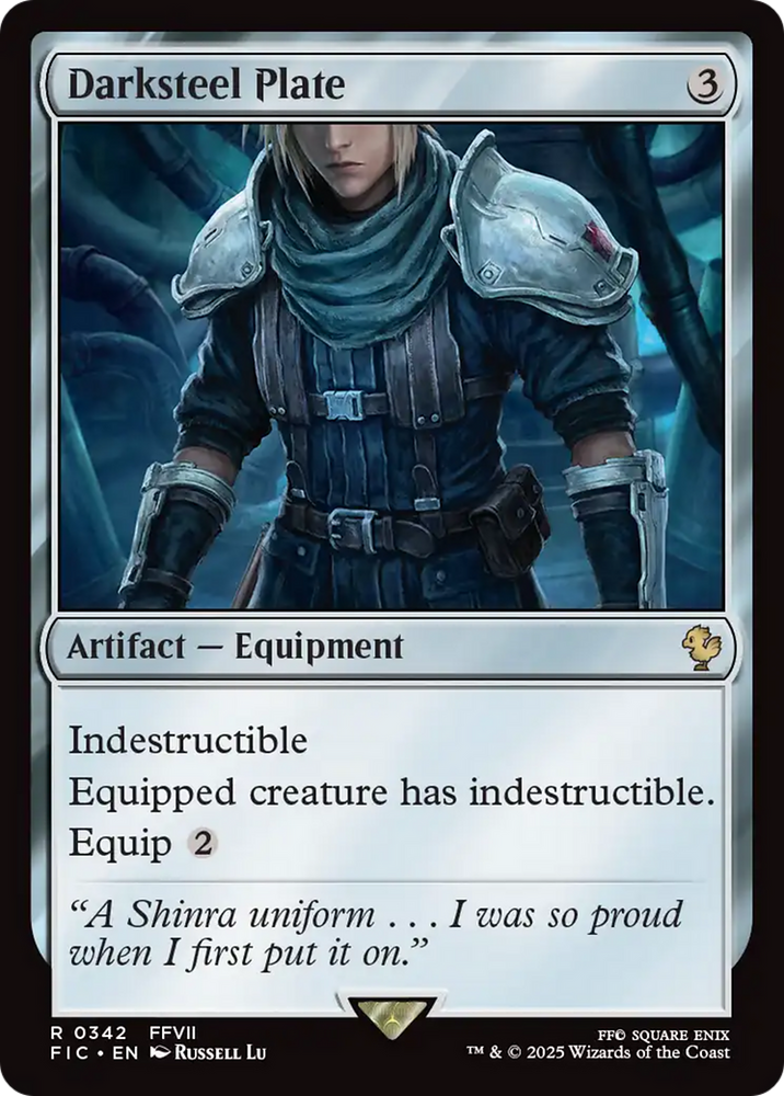 Darksteel Plate [FINAL FANTASY Commander] Magic: The Gathering