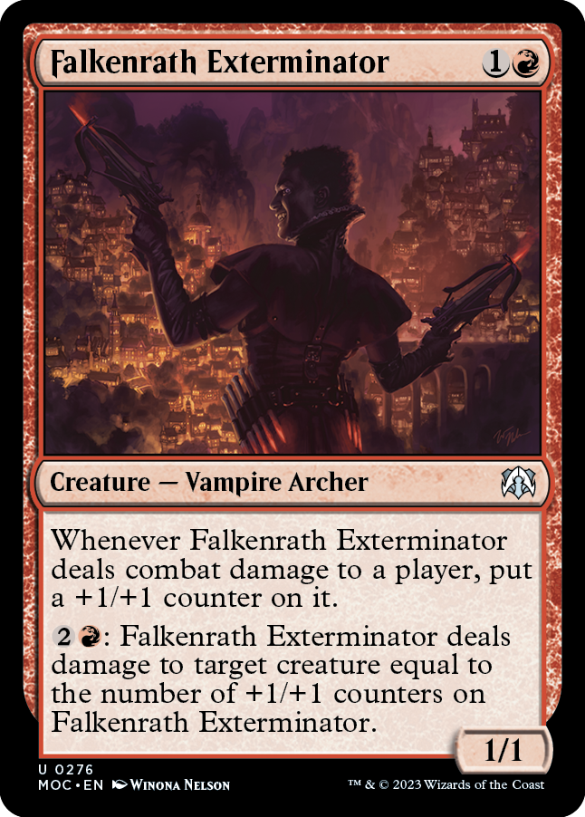 Falkenrath Exterminator [March of the Machine Commander] Magic: The Gathering
