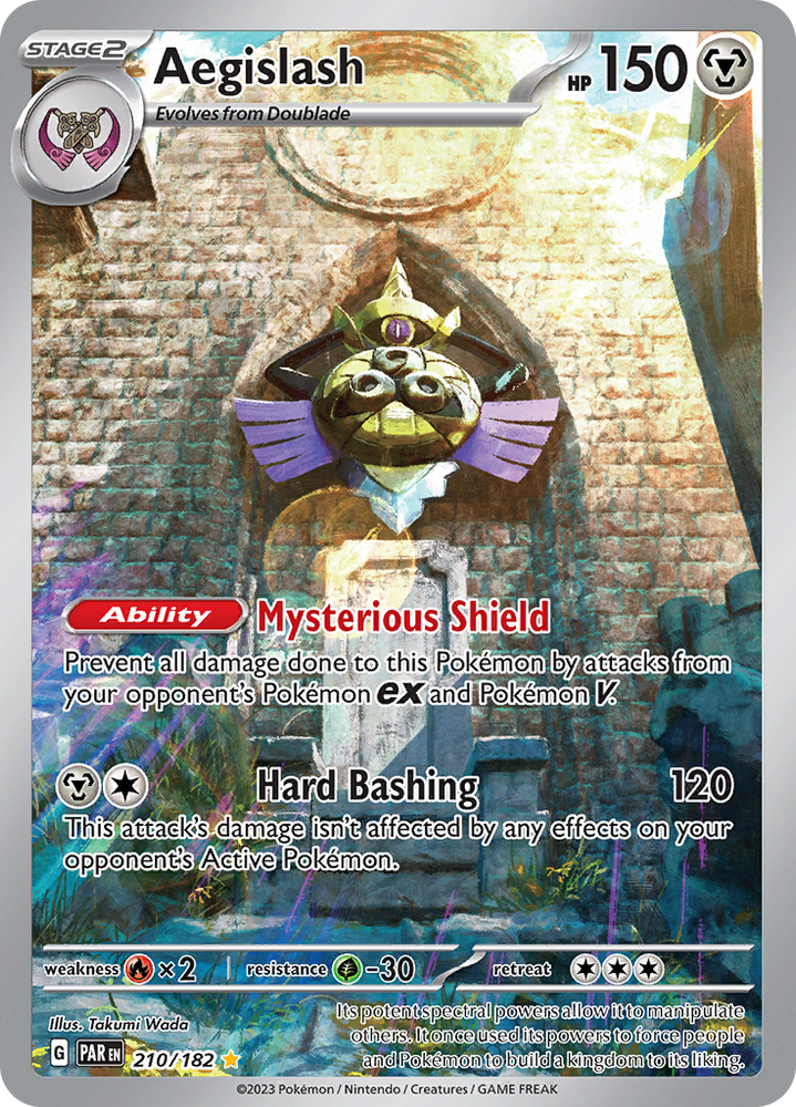 Aegislash (210/182) [Scarlet & Violet: Paradox Rift] Pokémon