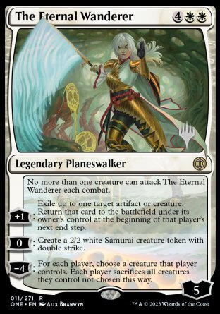 The Eternal Wanderer (Promo Pack) [Phyrexia: All Will Be One Promos] Magic: The Gathering