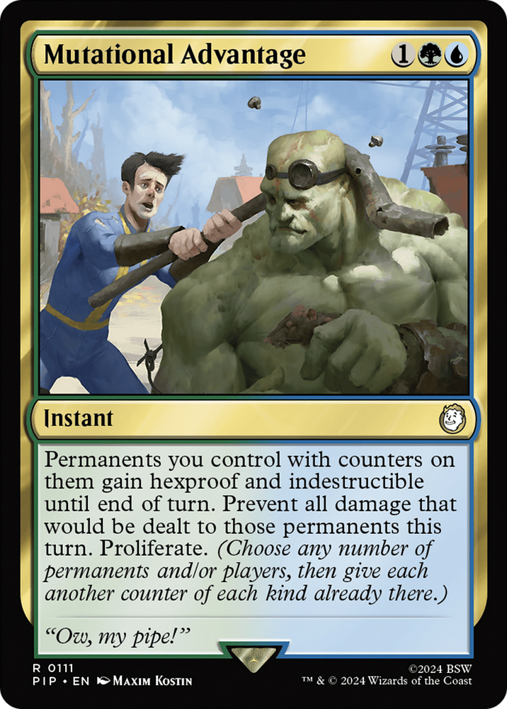 Mutational Advantage [Fallout] Magic: The Gathering