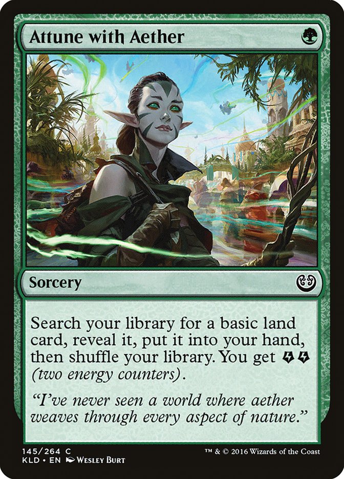 Attune with Aether [Kaladesh] Magic: The Gathering