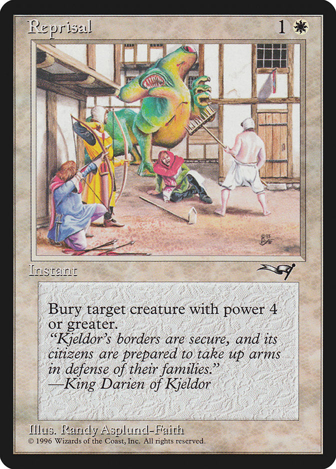 Reprisal (Green Monster) [Alliances] Magic: The Gathering
