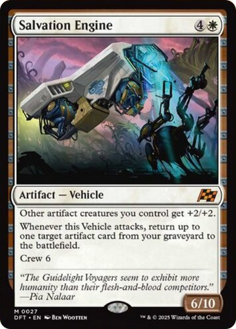 Salvation Engine [Aetherdrift] Magic: The Gathering