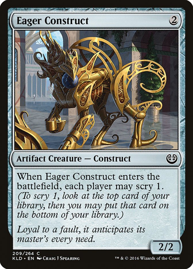 Eager Construct [Kaladesh] Magic: The Gathering