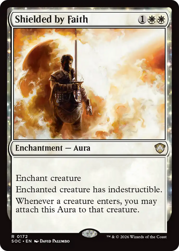 Shielded by Faith [Secrets of Strixhaven Commander] Magic: The Gathering