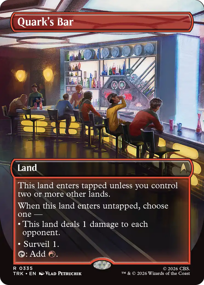 Quark's Bar (Borderless) (0335) [Star Trek] Magic: The Gathering