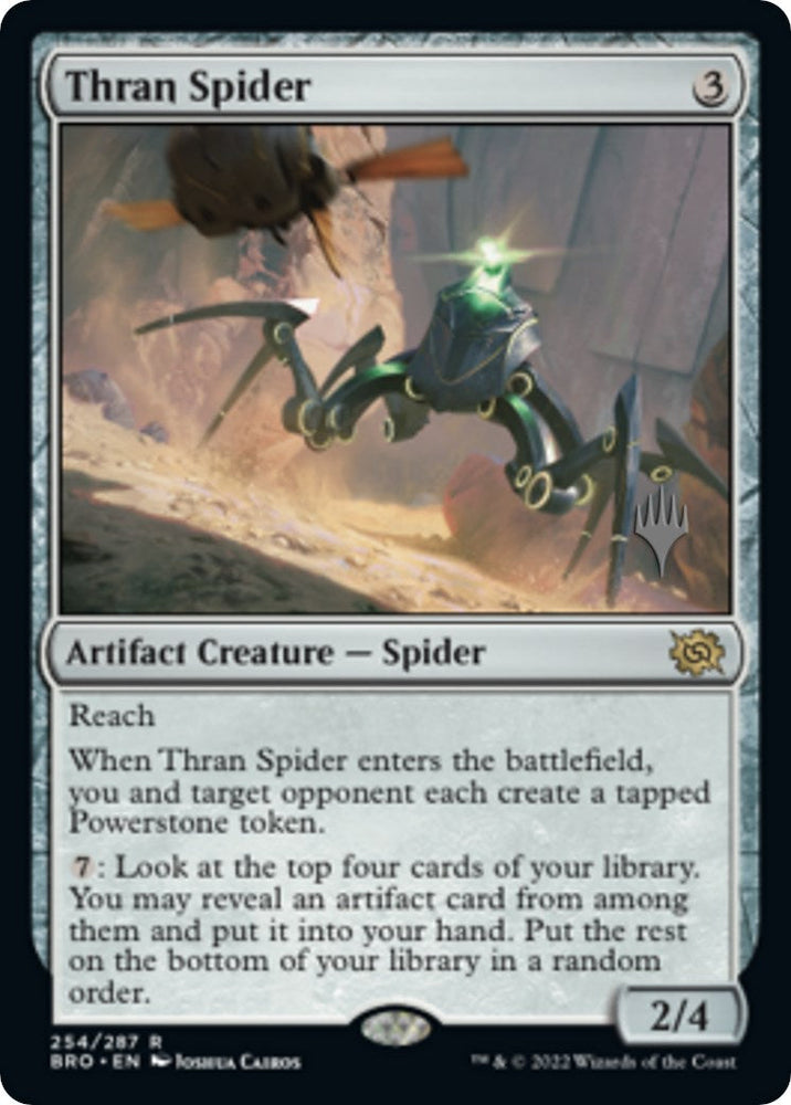 Thran Spider (Promo Pack) [The Brothers' War Promos] Magic: The Gathering